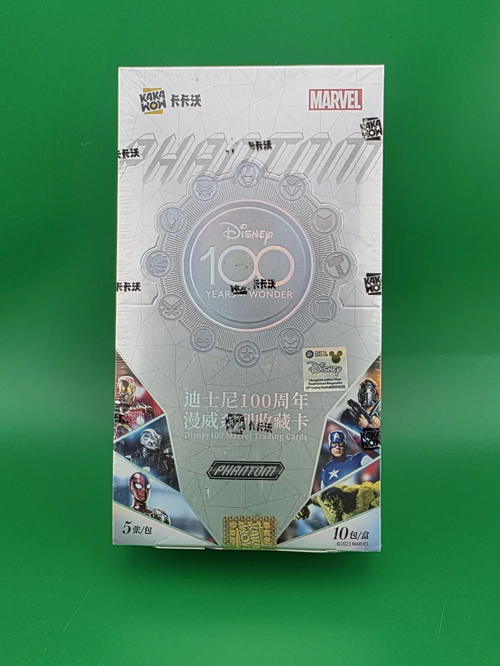 Marvel Disney 100 Years Wonder Phantom Trading Cards Box